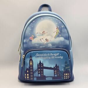 Loungefly Disney Peter Pan Second Star Mini Backpack New